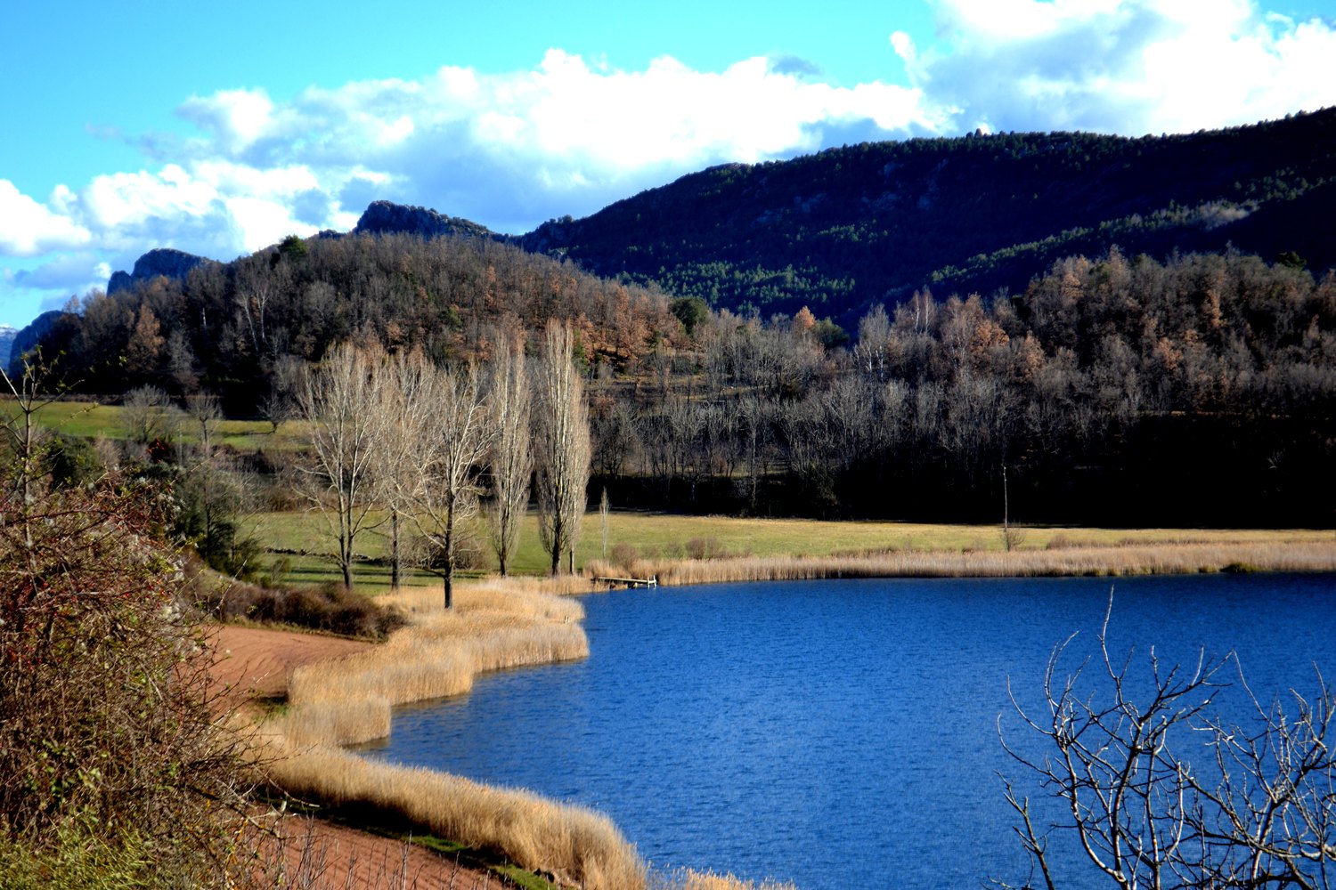 Estany de Montcortès, en la escapada a la Vall Fosca